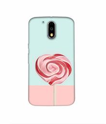 Amazon Brand - Solimo Designer Round Candy 3D Printed Hard Back Case Mobile Cover for Motorola Moto G4 Plus