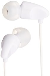 AmazonBasics - Auriculares in-ear con micrófono universal, color blanco