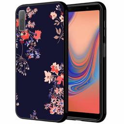 Amazon Brand - Solimo Designer Floral Printed Hard Back Case Mobile Cover for Samsung Galaxy A7 (2018) (D1150)