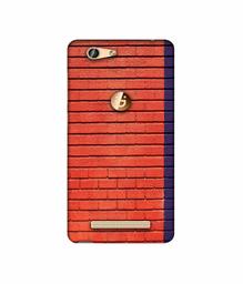 Amazon Brand - Solimo Designer Red and Purple Brick 3D Printed Hard Back Case Mobile Cover for Gionee F103 Pro