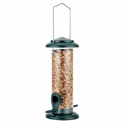 UMI by Amazon Bird Feeder Peanut Nut Seed Feeder Device for Wild Birds Hanging Outdoor Garden, Green