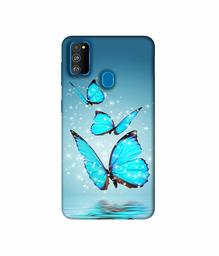 Amazon Brand - Solimo Designer Flying Butterflies 3D Printed Hard Back Case Mobile Cover for Samsung Galaxy M21 / M30s