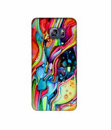 Amazon Brand - Solimo Designer Multicolor Drop 3D Printed Hard Back Case Mobile Cover for Samsung Galaxy S6 Edge Plus