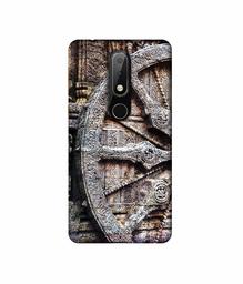 Amazon Brand - Solimo Designer Old Stambh 3D Printed Hard Back Case Mobile Cover for Nokia 6.1 Plus