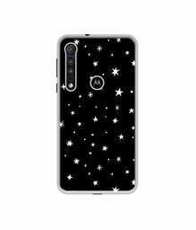 Amazon Brand - Solimo Designer Sperking Stars UV Printed Soft Back Case Mobile Cover for Motorola One Macro