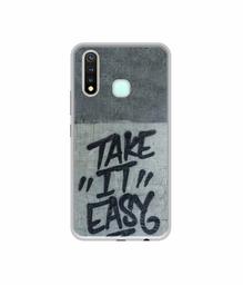 Amazon Brand - Solimo Designer Take It Easy UV Printed Soft Back Case Mobile Cover for Vivo Y19