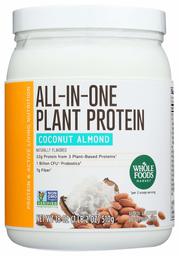 WHOLE FOODS MARKET Coconut Almond Protein Powder, 18 OZ