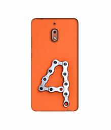 Amazon Brand - Solimo Designer Number Four 3D Printed Hard Back Case Mobile Cover for Nokia 2.1