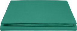 AmazonBasics Everyday Flat Sheet, Double - Dark Green