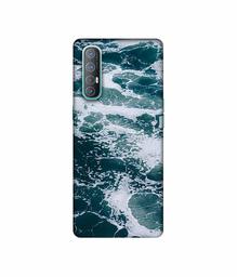 Amazon Brand - Solimo Designer Sea Waves 3D Printed Hard Back Case Mobile Cover for Oppo Reno 3 Pro