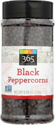 365 Everyday Value, Black Peppercorns, 8.08 oz