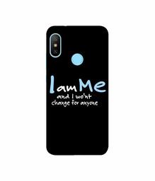 Amazon Brand - Solimo Designer Quotes 3D Printed Hard Back Case Mobile Cover for Mi Redmi Note 6 Pro