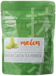 Wickedly Prime Matcha Green Tea Powder, Melon Flavored, Culinary Grade, 2 Ounce