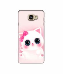 Amazon Brand - Solimo Designer Babby Kitty 3D Printed Hard Back Case Mobile Cover for Samsung Galaxy A9 Pro