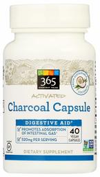 365 EVERYDAY VALUE Activated Charcoal, 40 CT