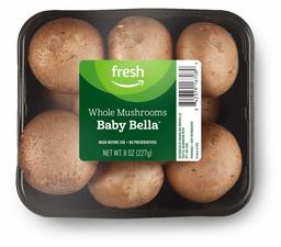 Fresh Brand – Whole Baby Bella Mushrooms, 8 oz