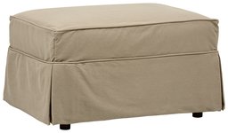 Amazon Brand – Stone & Beam Carrigan Ottoman with Slipcover, 33