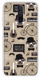 Amazon Brand - Solimo Designer Multicolor Bicycle Grey Pattern Design Printed Soft Back Case Mobile Cover for Poco X2 / Xiaomi Redmi K30