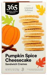 365 EVERYDAY VALUE Pumpkin Cheesecake Sandwich Cremes, 9.7 OZ