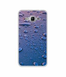 Amazon Brand - Solimo Designer Water Drops UV Printed Soft Back Case Mobile Cover for Samsung Galaxy J2 Ace