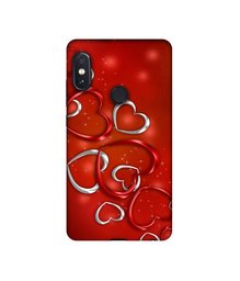 Amazon Brand - Solimo Designer Hearts 3D Printed Hard Back Case Mobile Cover for Mi Redmi Note 5 Pro