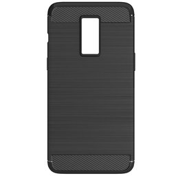 Amazon Brand - Solimo Protective Mobile Cover (Soft & Flexible Back case) for OnePlus 6 (Black)