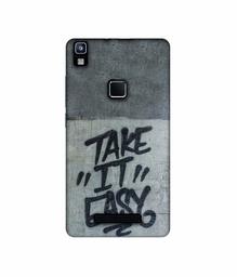 Amazon Brand - Solimo Designer Take It Easy UV Printed Soft Back Case Mobile Cover for Lava Z80