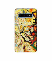 Amazon Brand - Solimo Designer Multicolor Smash Paint 3D Printed Hard Back Case Mobile Cover for Samsung Galaxy S10 Plus