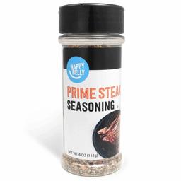 Amazon Brand - Happy Belly Prime Steak Seasoning, 4 Ounces