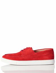 find. Men's Cupsole Boat Shoe, Red Suede, us:5