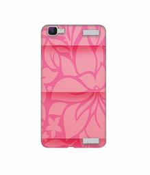 Amazon Brand - Solimo Designer Pink Flower Banch Print On Cloth 3D Printed Hard Back Case Mobile Cover for Vivo V1 Max