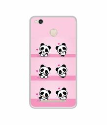 Amazon Brand - Solimo Designer Panda Pattern UV Printed Soft Back Case Mobile Cover for Mi Redmi 3S Prime