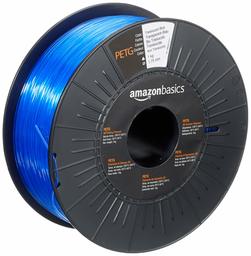 Basics PETG 3D Printer Filament, 1.75mm, Translucent Blue, 1 kg Spool