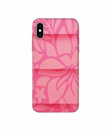 Amazon Brand - Solimo Designer Pink Flower Banch Print On Cloth 3D Printed Hard Back Case Mobile Cover for Apple iPhone Xs Max