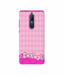 Amazon Brand - Solimo Designer Cloth Print 3D Printed Hard Back Case Mobile Cover for Nokia 5.1