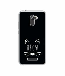 Amazon Brand - Solimo Designer Meow UV Printed Soft Back Case Mobile Cover for Gionee X1S