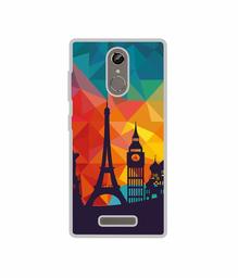 Amazon Brand - Solimo Designer Colored Paris UV Printed Soft Back Case Mobile Cover for Gionee S6s