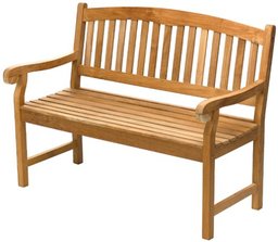 Strathwood Classic Teak Garden Bench, Two Seater