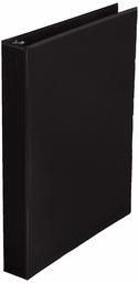 AmazonBasics 1-Inch Round Ring Binder, Black, Non-View, 12-Pack