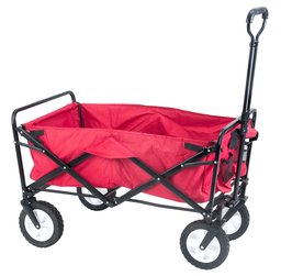 Umi. Essentials Handcart Garden Trolley Beach Trolley Foldable Transport Trolley Suitable for All Terrain