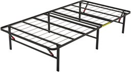 AmazonBasics - Somier fixo dobrável, montagem sem ferramentas, permite armazenar debaixo da cama, 90 x 190 cm