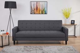 AmazonBasics, Dark Grey 3 Seater Sofa Bed 204 x 85 x 81 cm