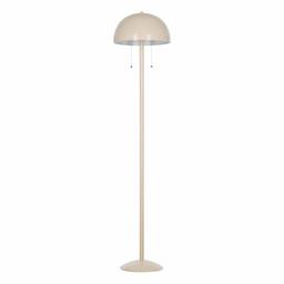 Amazon Brand – Rivet Modern Metal Dome-Shaped Skinny Stem Floor Lamp, LED Bulbs Included, 58.25