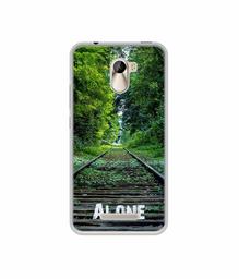 Amazon Brand - Solimo Designer Alone UV Printed Soft Back Case Mobile Cover for Karbonn Aura Power 4G Plus