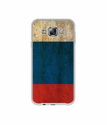 Amazon Brand - Solimo Designer Autumn Girl UV Printed Soft Back Case Mobile Cover for Samsung Galaxy E5