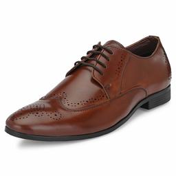 Nubeno Men's Brown Formal Shoes-7 UK (41 EU) (23811)