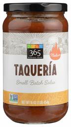 365 Everyday Value, Taqueria Small Batch Salsa, 16 Oz