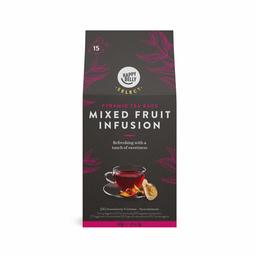 Amazon Brand - Happy Belly Select Fruit Tea Teabags Fruit Mix 4x15 Pyramides