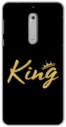 Amazon Brand - Solimo Designer King 3D Printed Hard Back Case Mobile Cover for Nokia 5