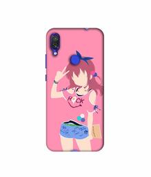 Amazon Brand - Solimo Designer Rock Lady Vector 3D Printed Hard Back Case Mobile Cover for Xiaomi Redmi Note 7S